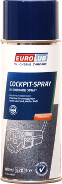 Автохимия EUROLUB Cockpit Spray (Очиститель и восстановитель пластика салона), 0,4л