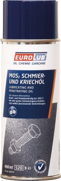 Автохимия EUROLUB Lubricating and Penetrating Oil MoS2 (Преобразователь ржавчины), 0,4л