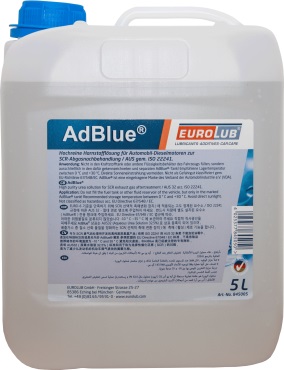 Автохимия EUROLUB AdBlue® (Присадка для дизельных катализаторов), 5л