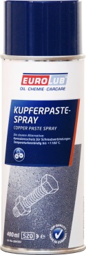 EUROLUB Copper Paste Spray (Мастило з міддю, до 1100 °С), 0,4л